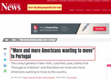 葡萄牙移民，为什么美国人热衷移居葡萄牙？ 