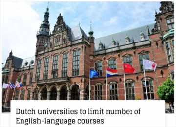 荷兰留学，为什么荷兰大学开始限制国际生？